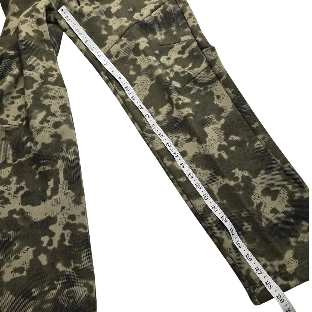 Nike Tech Fleece Mens Small Camo Sweatpants‎ Olive Green Digital Camo II1324-276